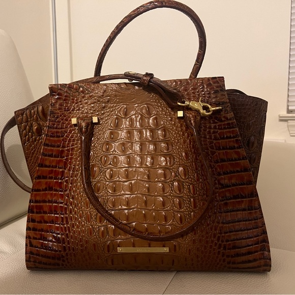 Brahmin Melbourne Collection Priscilla satchel in excellent condition - Picture 8 of 12